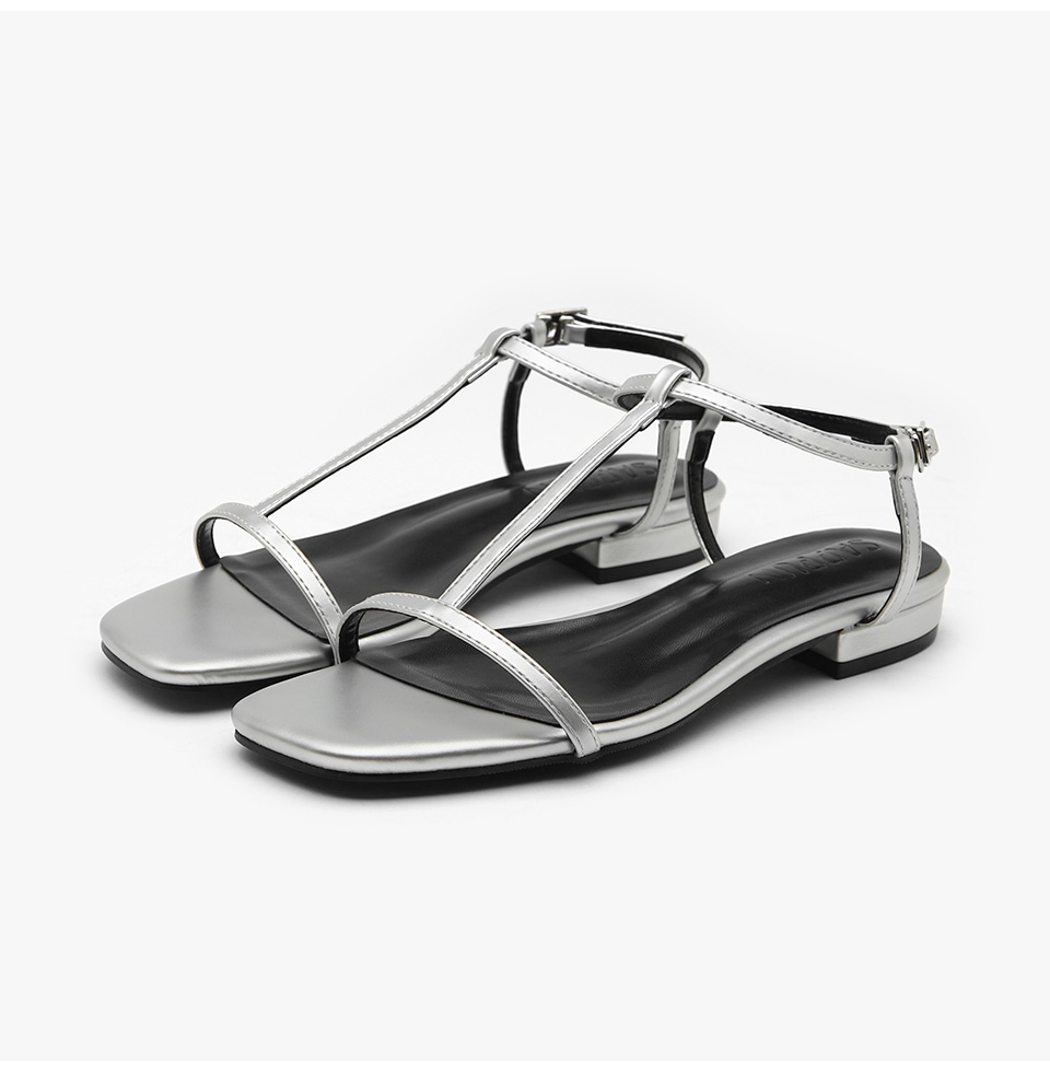 SAPPUN-루디아 T스트랩 샌들 (2cm)│삼성물산 온라인몰 SSF Shop 루디아 T스트랩 샌들 (2cm)